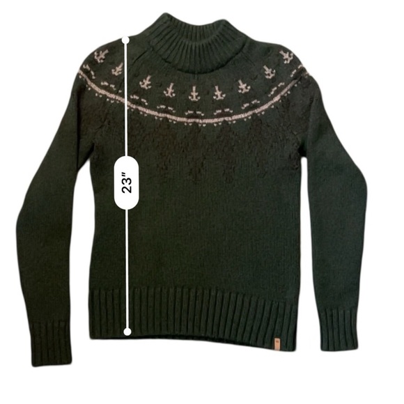 Tentree Women’s Deep Green Knitted Sweater - Picture 8 of 15